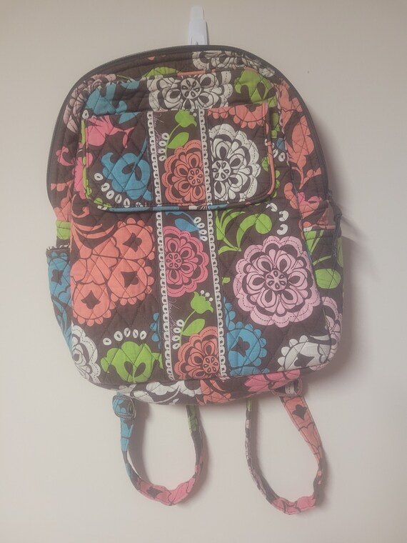 floral vera bradley backpack