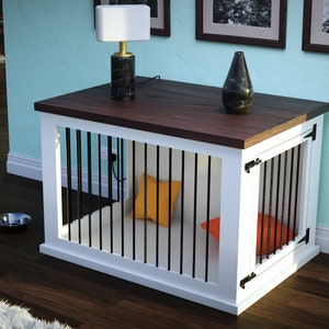 Large Dog Crate Plans - Side Door (43.5" L x 31.5" W x 30" H) - Digital Download