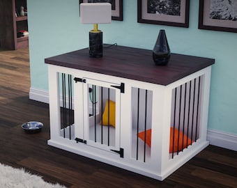 Large Dog Crate Plans - Front Door (43.5" L x 31.5" W x 30" H) - Digital Download