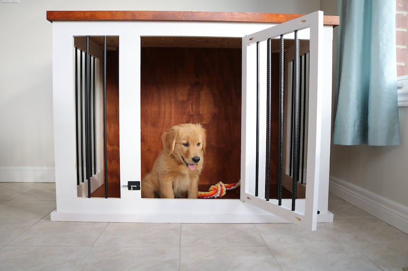 Large Dog Crate Plans Countertop Height 49.5 L x 31.5 W x 35.5 H Digital Download image 1