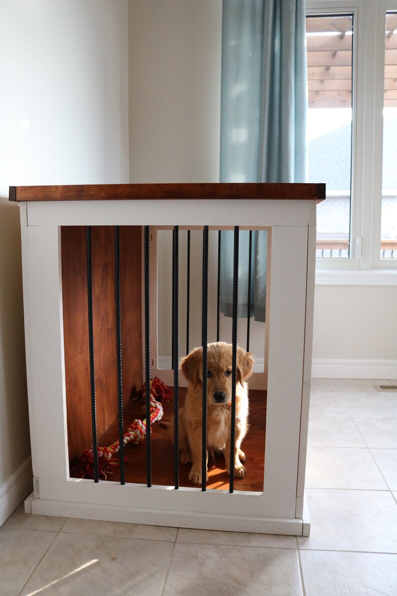 Large Dog Crate Plans Countertop Height 49.5 L x 31.5 W x 35.5 H Digital Download image 6