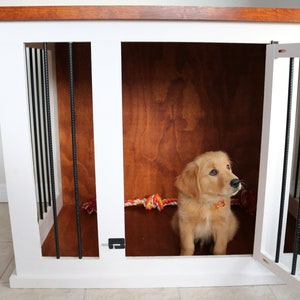 Large Dog Crate Plans Countertop Height 49.5 L x 31.5 W x 35.5 H Digital Download image 2