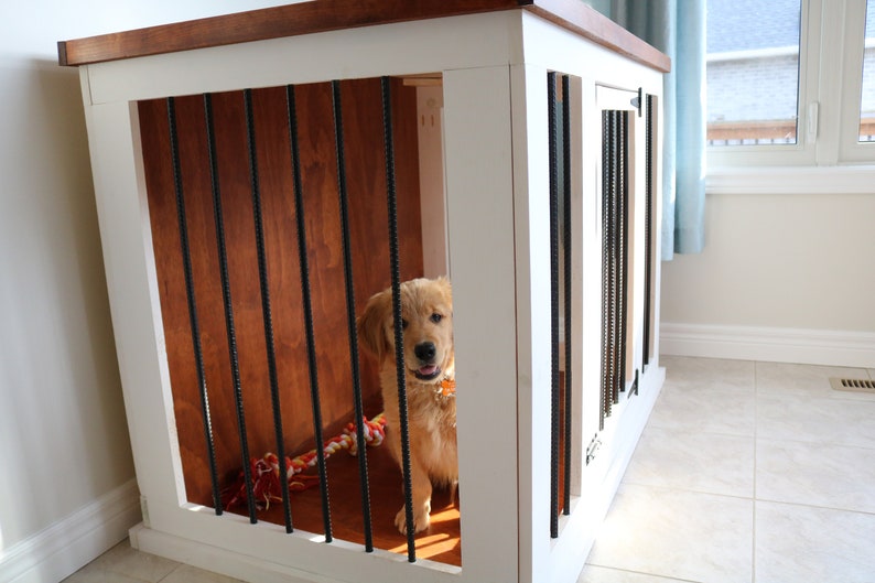 Large Dog Crate Plans Countertop Height 49.5 L x 31.5 W x 35.5 H Digital Download image 5