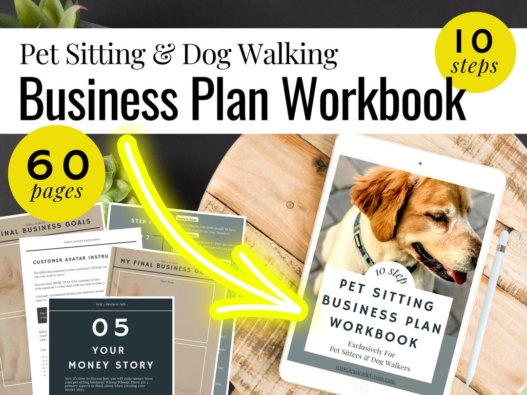 Dog Walking & Pet Sitting Business Plan Dog Walking Forms Etsy