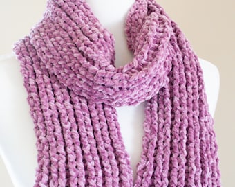 velvet scarf crochet scarf pattern in velvet yarn, worsted weight  velvet yarn crochet scarf pattern