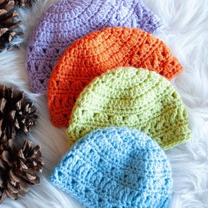 Baby Girl Lace Crochet Baby Hat Pattern in Dk Yarn Crochet - Etsy