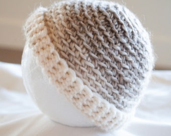 Easy hat baby boy or baby girl crochet pattern, quick crochet hat pattern for baby shower gift, pdf pattern crochet warm winter hat