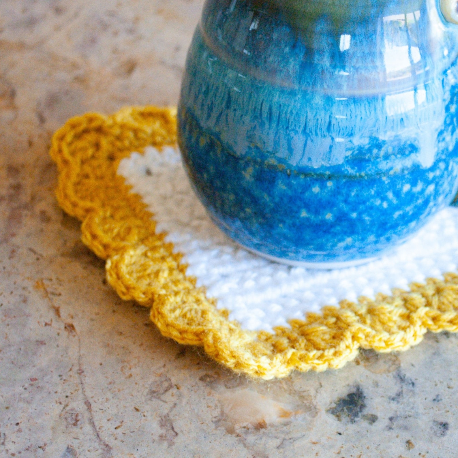 Square Crochet Coasters Pattern Fast and Easy Crochet Gift Etsy
