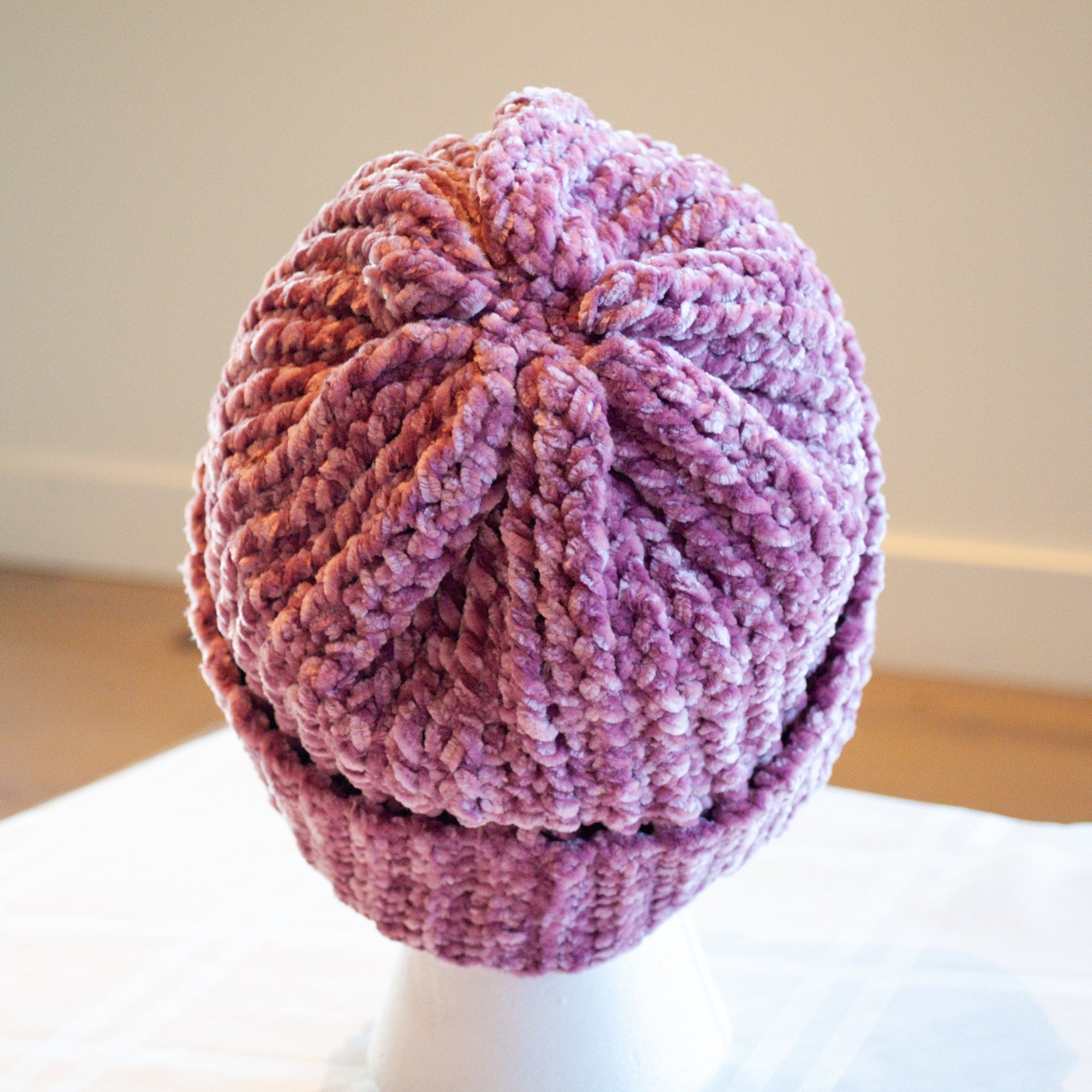 Velvet Hat Crochet Hat Pattern for 