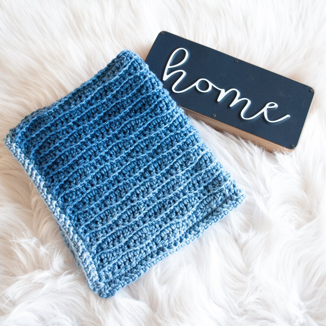 Blue ombre blanket sale