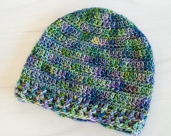 Marin Beanie Crochet Pattern: Women's Hat (PDF Pattern)