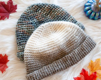Bulky Yarn Crochet Hat Pattern: Easy Winter Beanie (PDF Pattern)