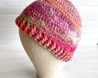 Penelope Beanie Crochet Pattern: Women's Shell Stitch Hat (PDF Pattern)