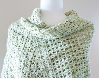 Crochet Shawl Pattern: Easy Lightweight Wrap (PDF Pattern)