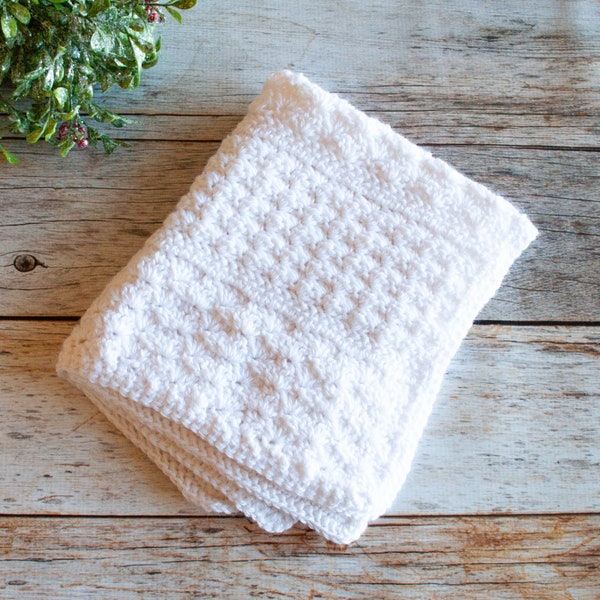 Preemie baby blanket crochet pattern, instant download preemie baby blanket crochet pattern for baby baby or baby girl, crochet NICU blanket