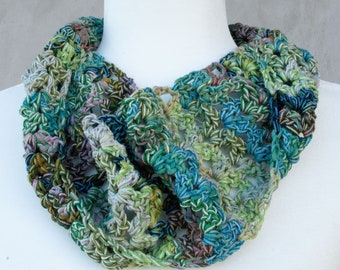 Crochet Cowl Pattern for Worsted Weight Yarn, PDF Pattern Instant Download