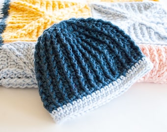 0-6 months crochet baby hat pattern