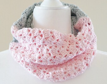 Lacy Crochet Cowl Pattern: Sunny Spring Design (PDF Pattern)