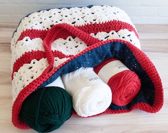 Shell Stitch Crochet Market Bag Pattern (PDF Pattern)