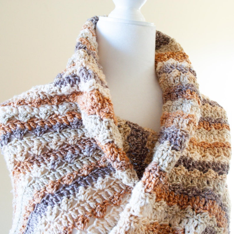 easy crochet pattern wrap gift for her, crochet pdf pattern for a modern and unique gift for mom image 7