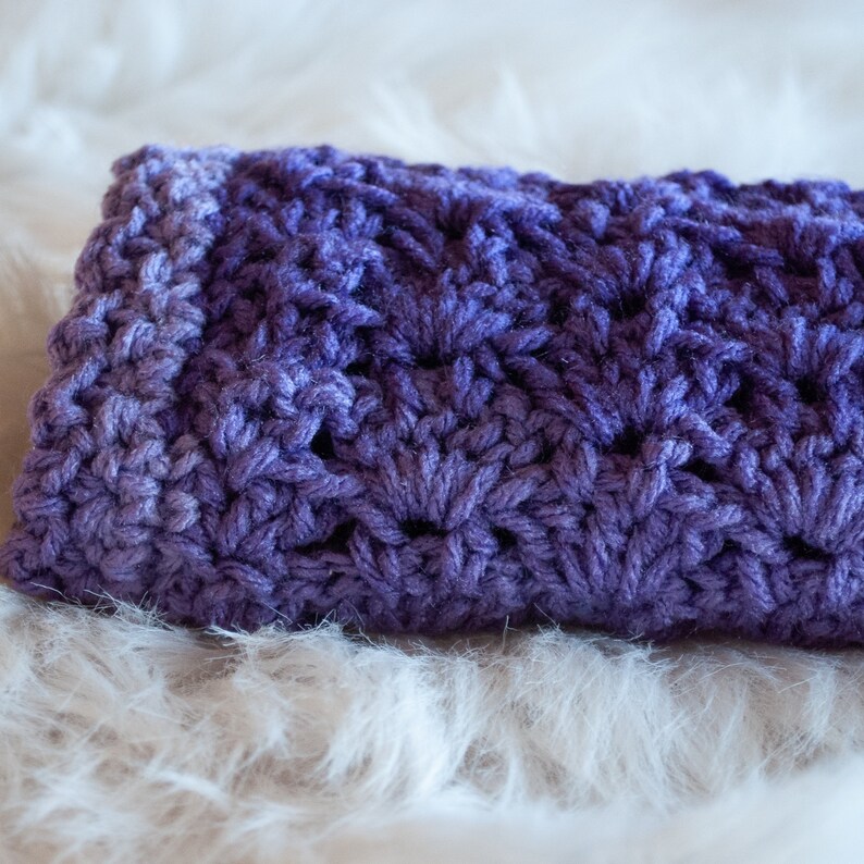 Ombre Yarn Crochet Baby Blanket Pattern Security Blanket Etsy