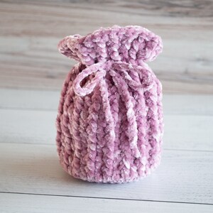 Velvet Yarn Bag, Crochet Pattern for a Velvet Yarn Gift Bag, Bernat ...