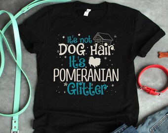 Pomeranian Glitter T-Shirt: Dog Lover Tee