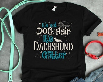 Dachshund Glitter Shirt: Doxie Lover Tee, Tank & Hoodie