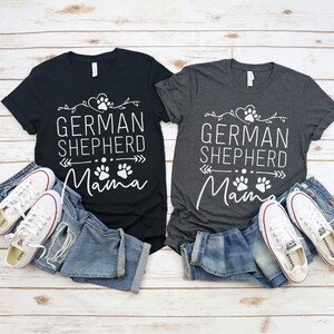 German Shepherd Mama T-Shirt / Women&#39;s Tee / Men&#39;s & Racer Back Tank / Kids / Hoodie / German Shepherd Owner Gifts / German Shepherd Mom