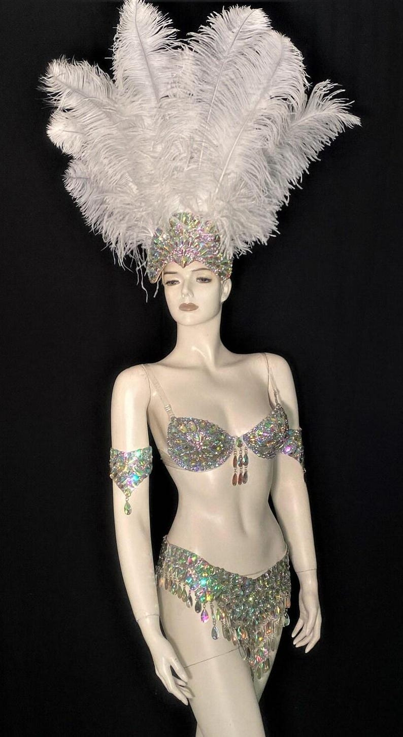 Costume Crystal 4PCS