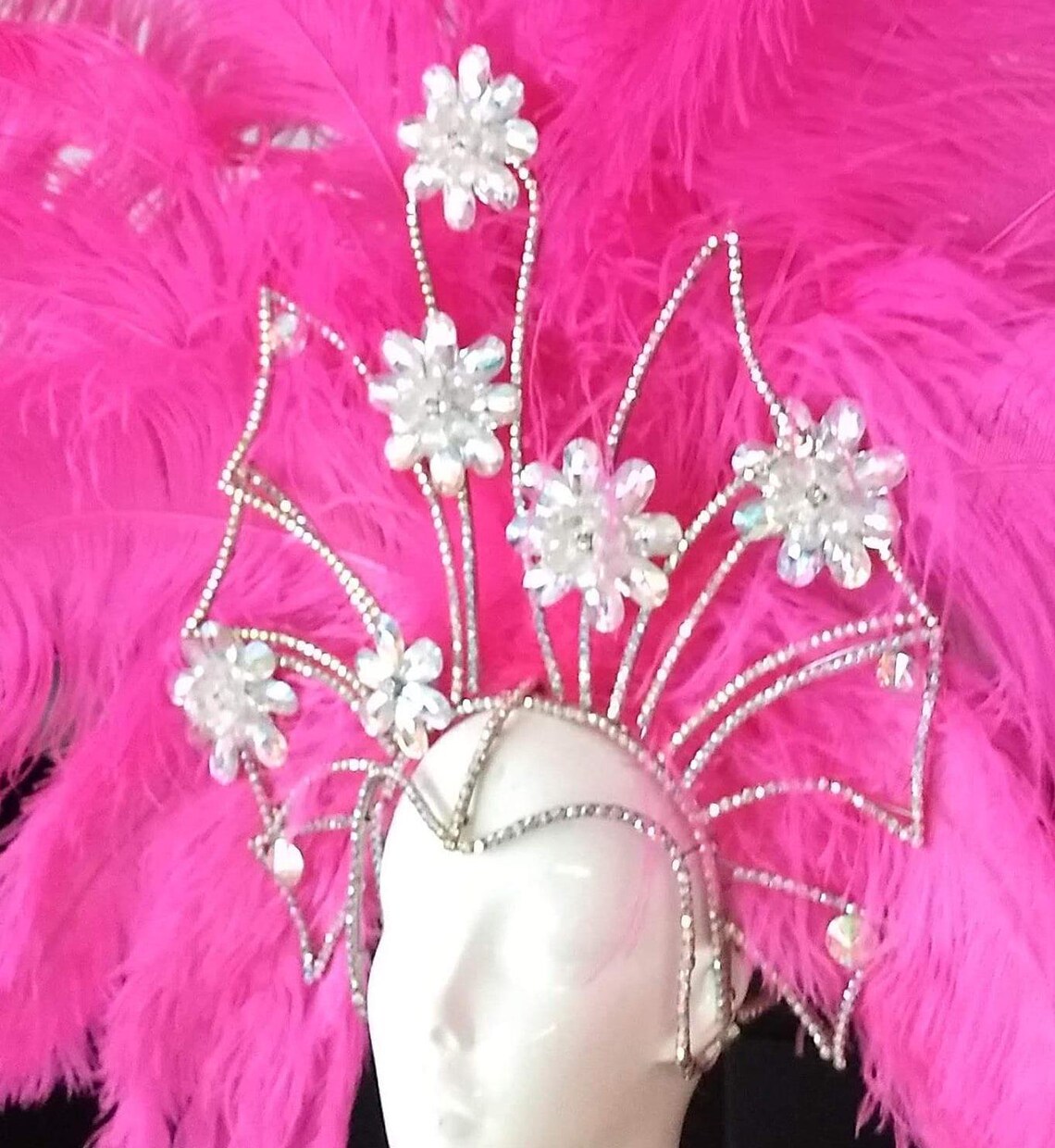 Carnival Large Samba Headdress Feather Piece Fantasy Fest Carnival ...