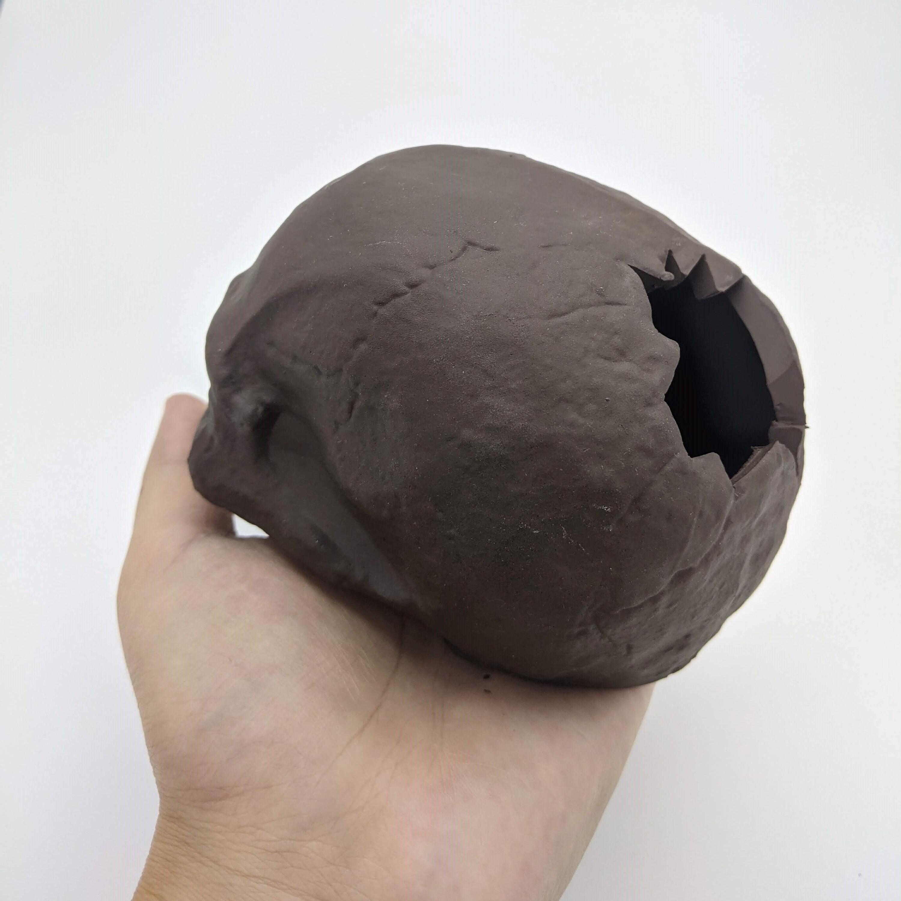 Ceramic Skull Aquarium Decoration Ornament Betta Fish Etsy