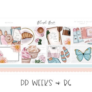 Personal Planners PP WEEKS /& B6 Pocket B6 My Vibe kit Stickers for Print Pression PP Weeks