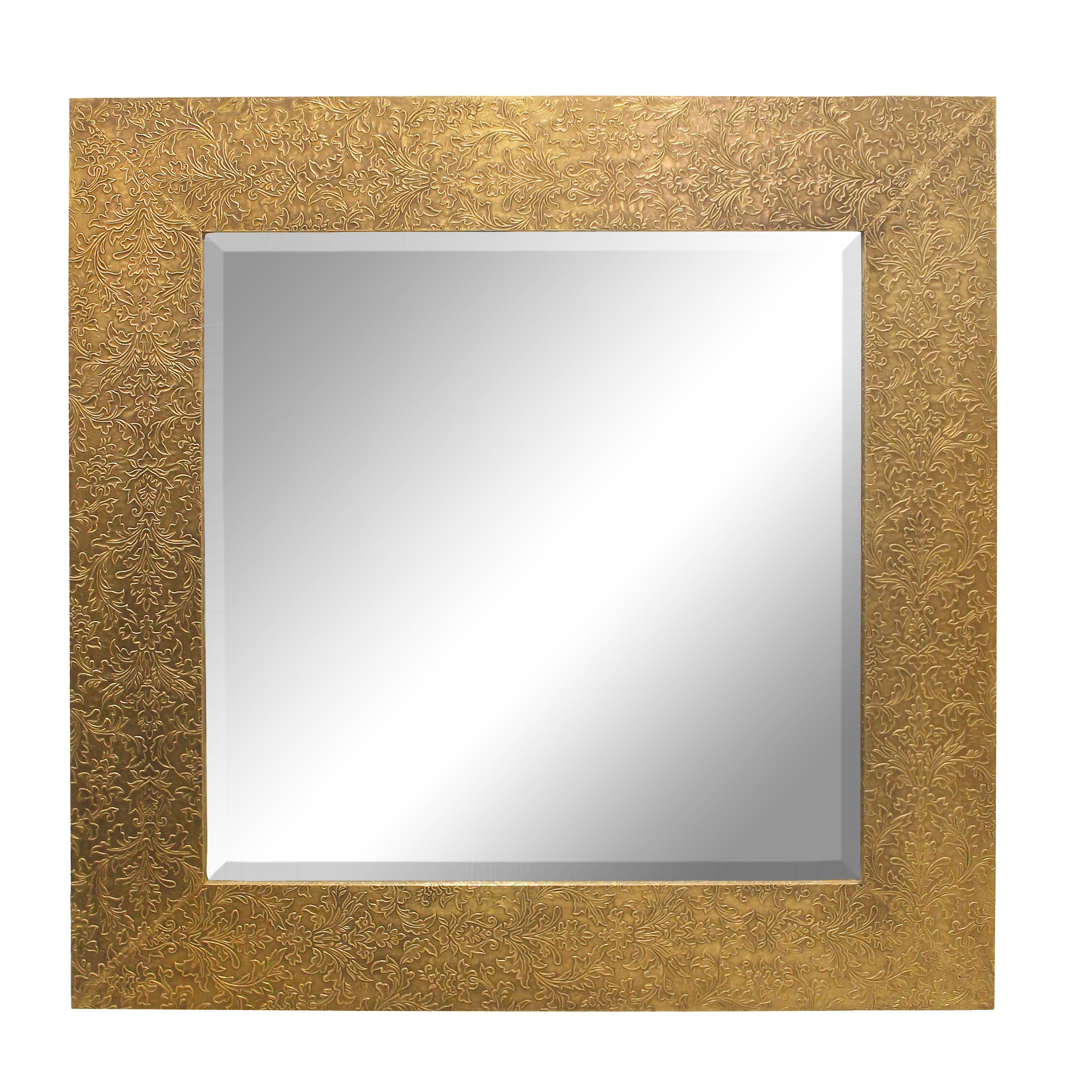 Beautiful Embossed Brass Metal Cladding Mirror Frame Etsy UK