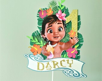 Moana Cake Topper Etsy Moana Cake Topper Etsy