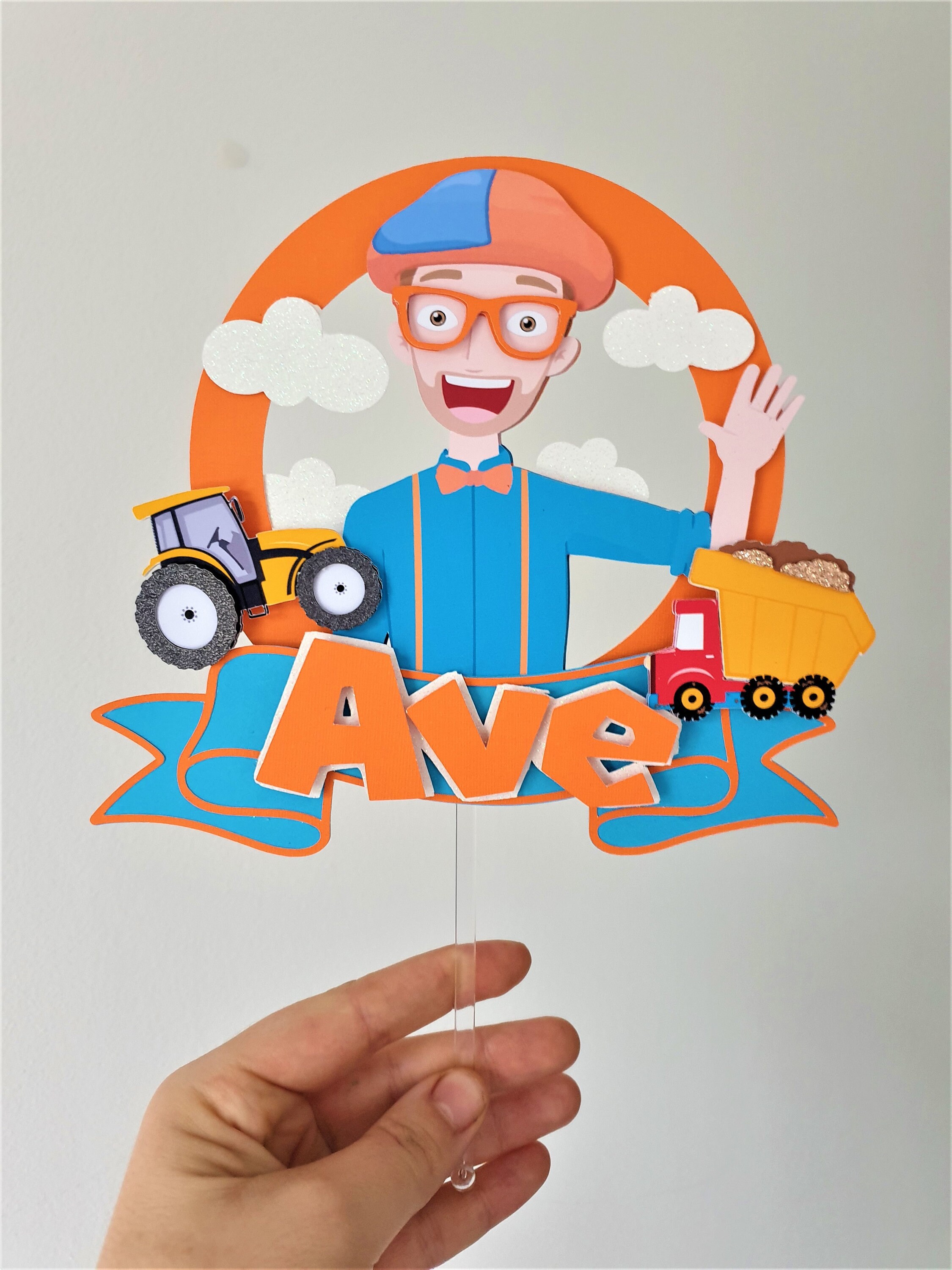 Blippi Cake Topper Printable