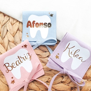 Personalised Tooth Fairy Bag, Tooth Fairy Keepsake, Tooth Fairy Pouch, Tooth Fairy Sack, Tooth Fairy Bags for Girls