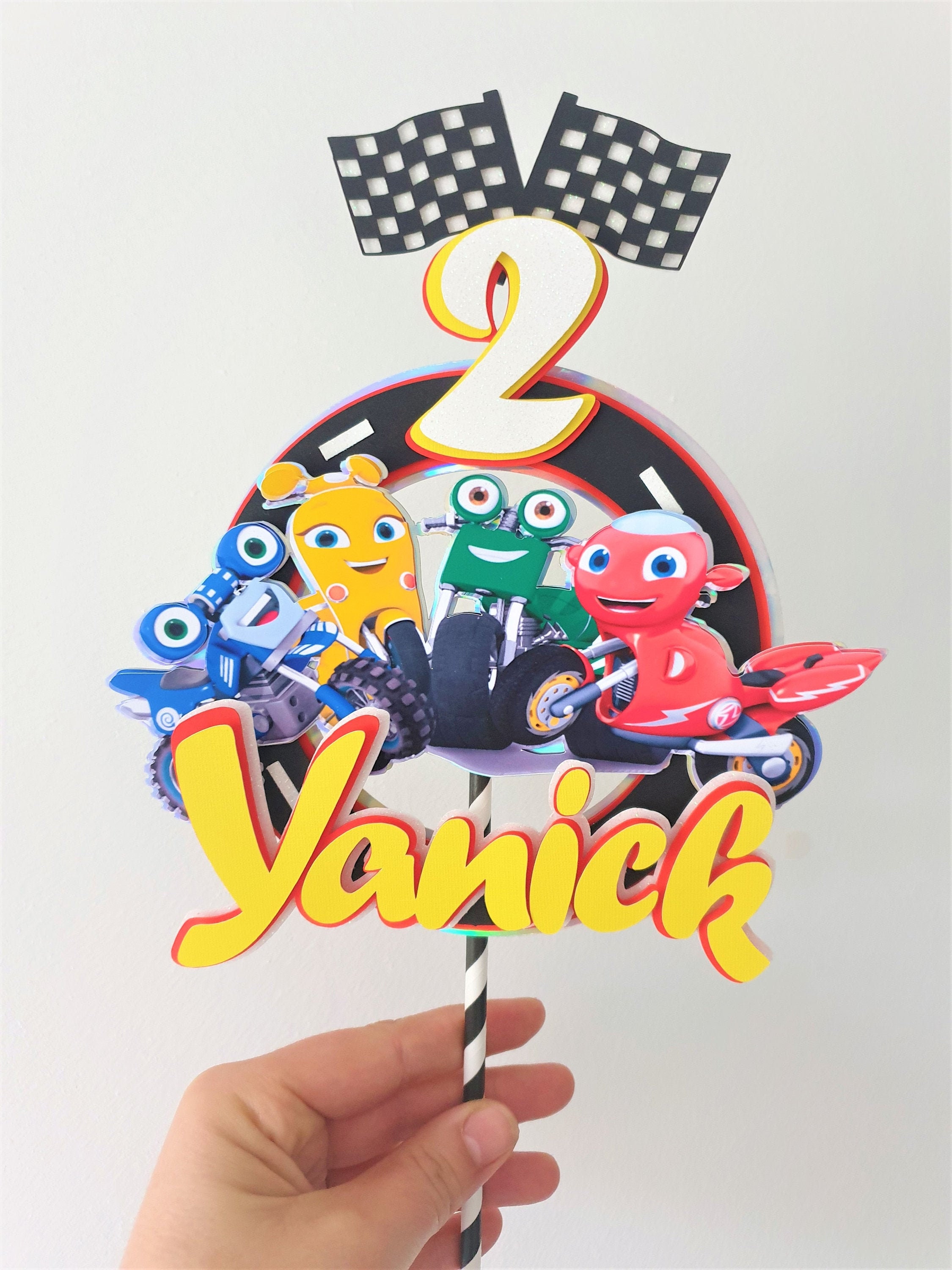 Custom Ricky Zoom Cake Topper Etsy Custom Ricky Zoom Cake Topper Etsy