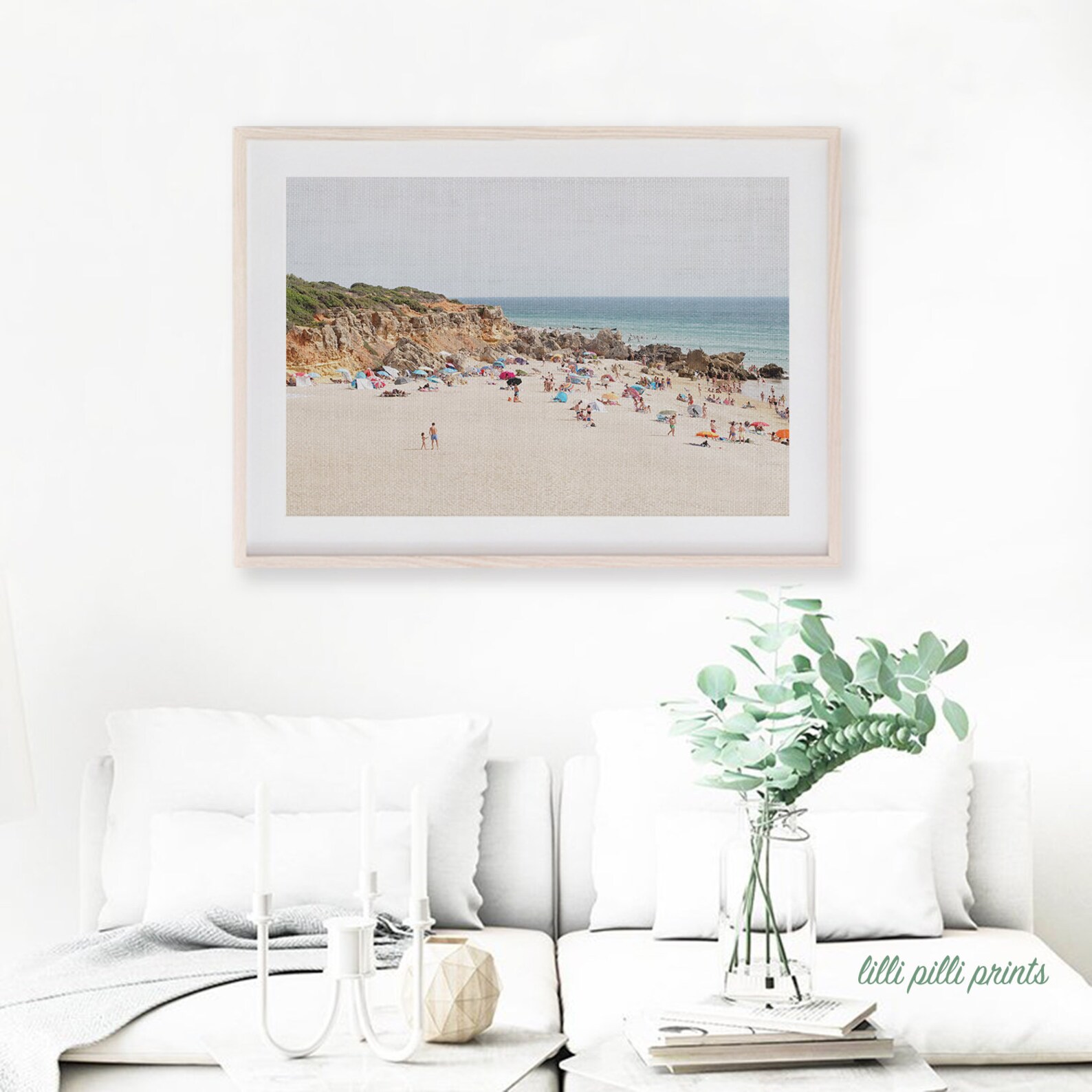 Coastal Printable Wall Art Modern Home Decor Colourful | Etsy