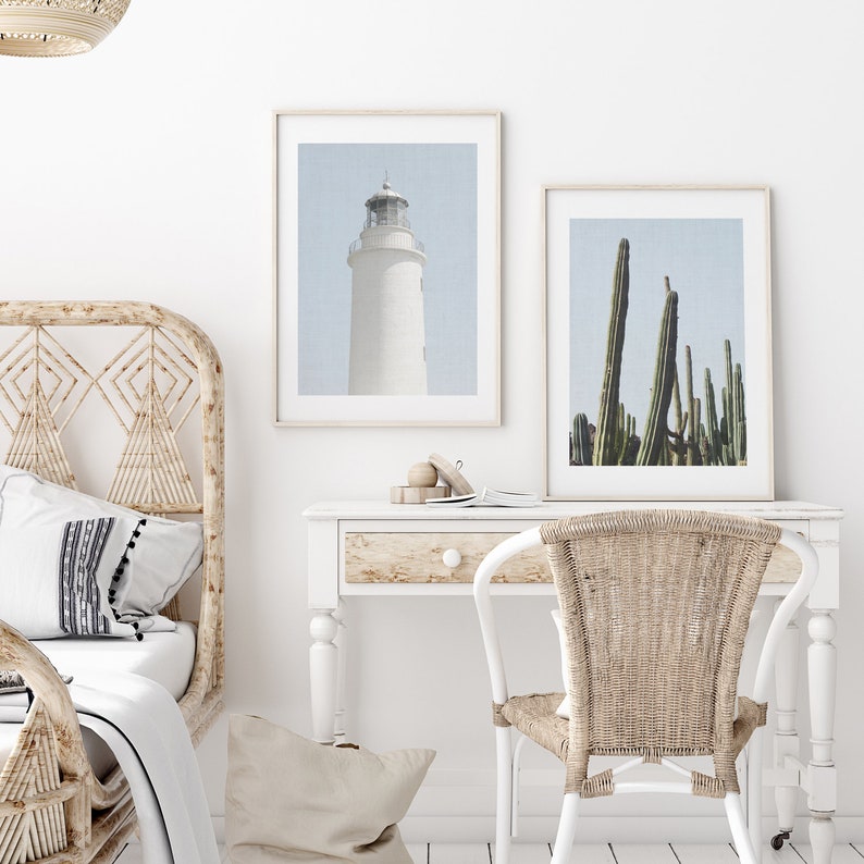 Lighthouse Photography Wall Art Print Coastal Nautical Beach Home Decor Large Printable Poster Digital Download Colour Photo image 8