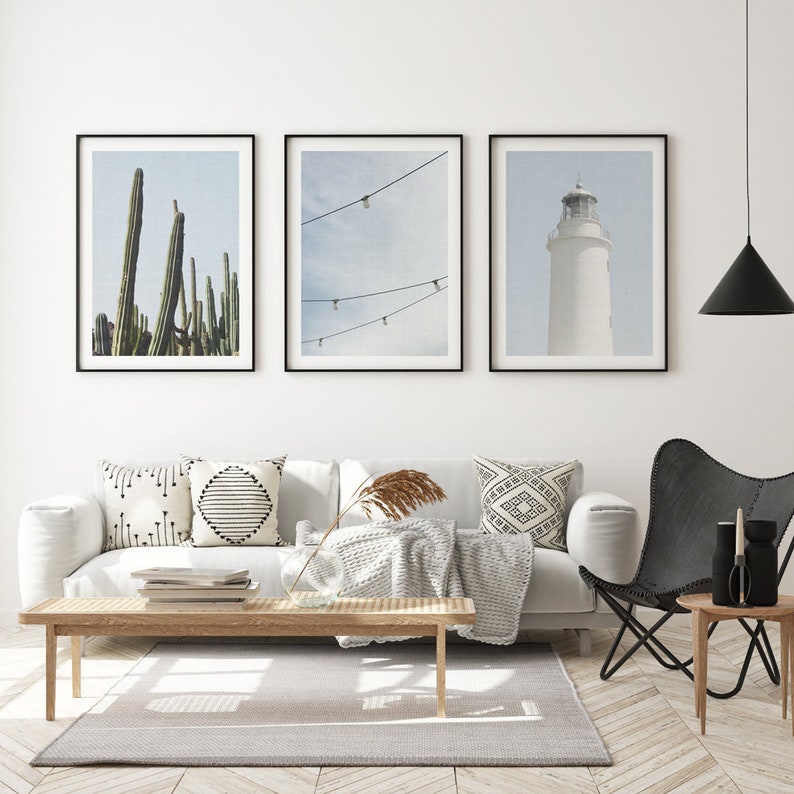 Lighthouse Photography Wall Art Print Coastal Nautical Beach Home Decor Large Printable Poster Digital Download Colour Photo image 9