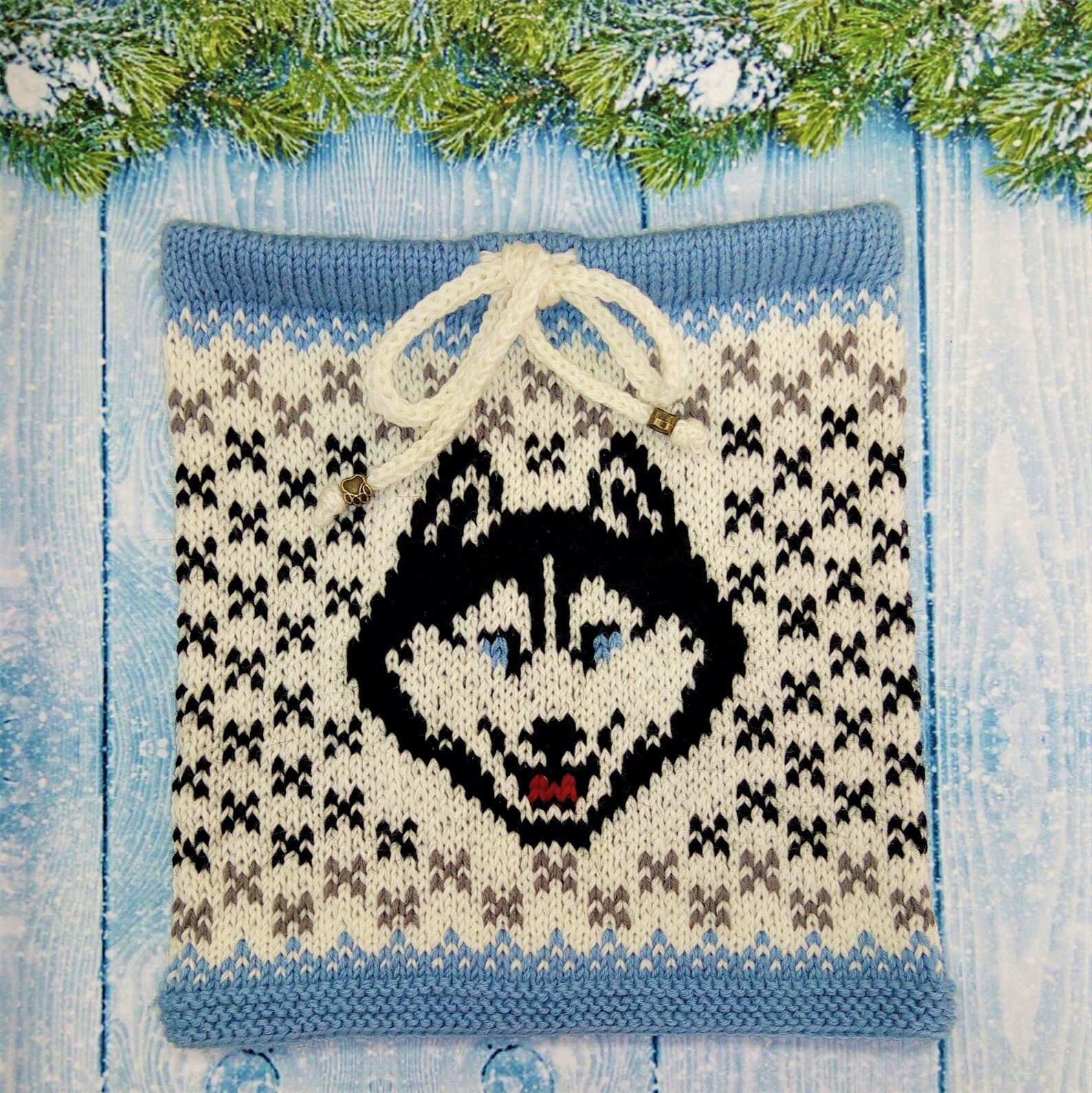 Husky Dog Pattern for Knitting Husky Cross Stitch Patterns Etsy
