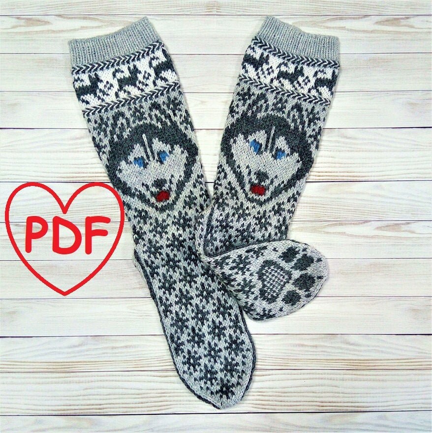 dog socks knitting pattern