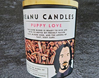 Puppy Love- 8oz. Keanu Candle