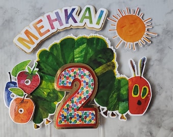 The Hungry Caterpillar Cake Topper