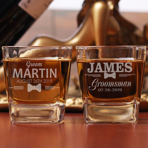 Engraved Whiskey Glasses Etsy
