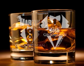 Szklanka do whisky z grawerunkiem: spersonalizowany prezent w postaci szkockiej whisky Bourbon