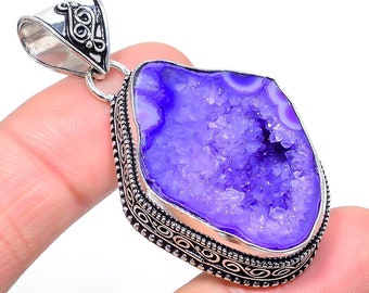 Color Printing Big long legs Agate Gemstone Pendant Necklace H1908 0620 Color Printing Big long legs Agate Gemstone Pendant Necklace H1908 0620
