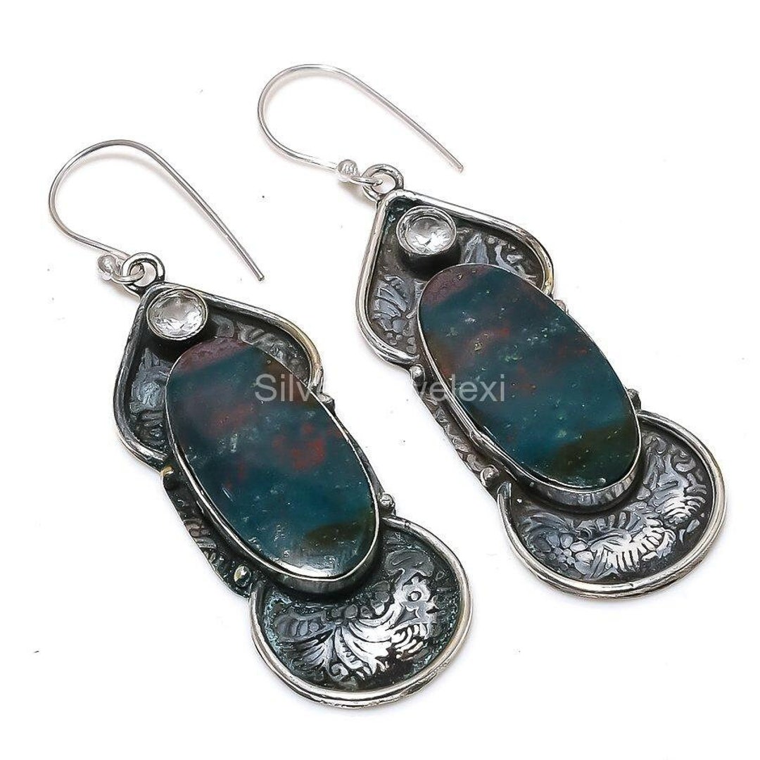 NaturSchatulle Holzohrringe Moni I – Handgefertigte Ohrringe Aus Echtholz & 925 Sterling Silber | Unikat