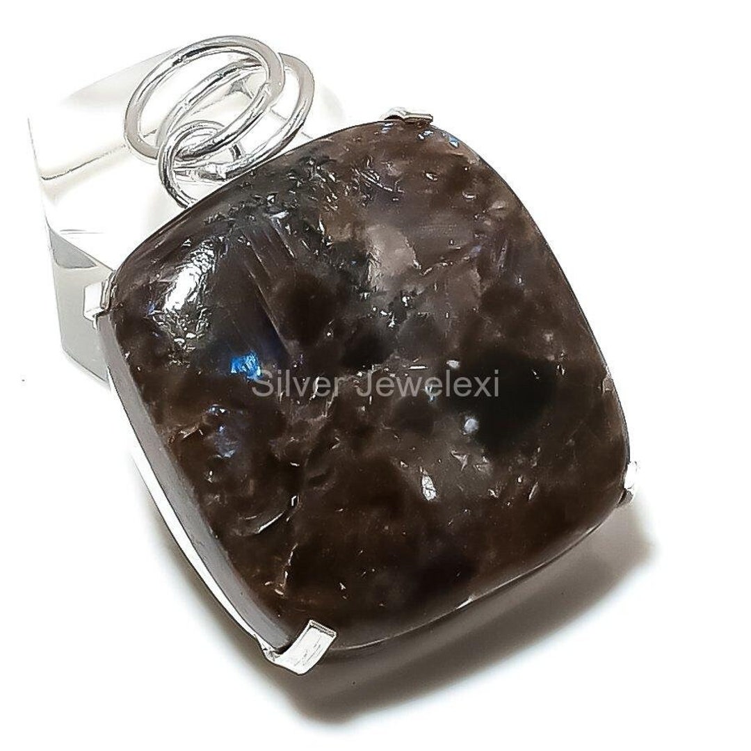 294G Larvikite Crystal Dragon